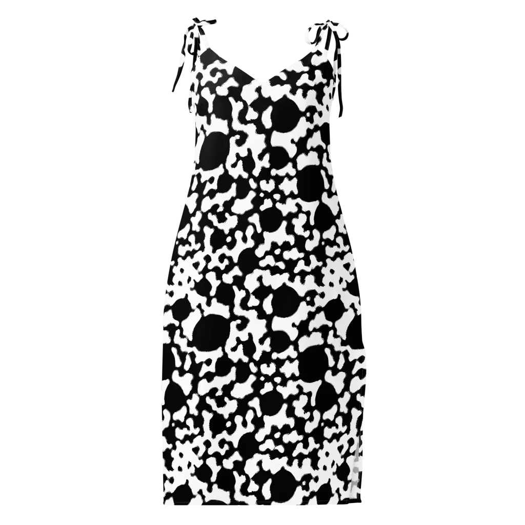 Inkblot Current on Slip Dress — Front