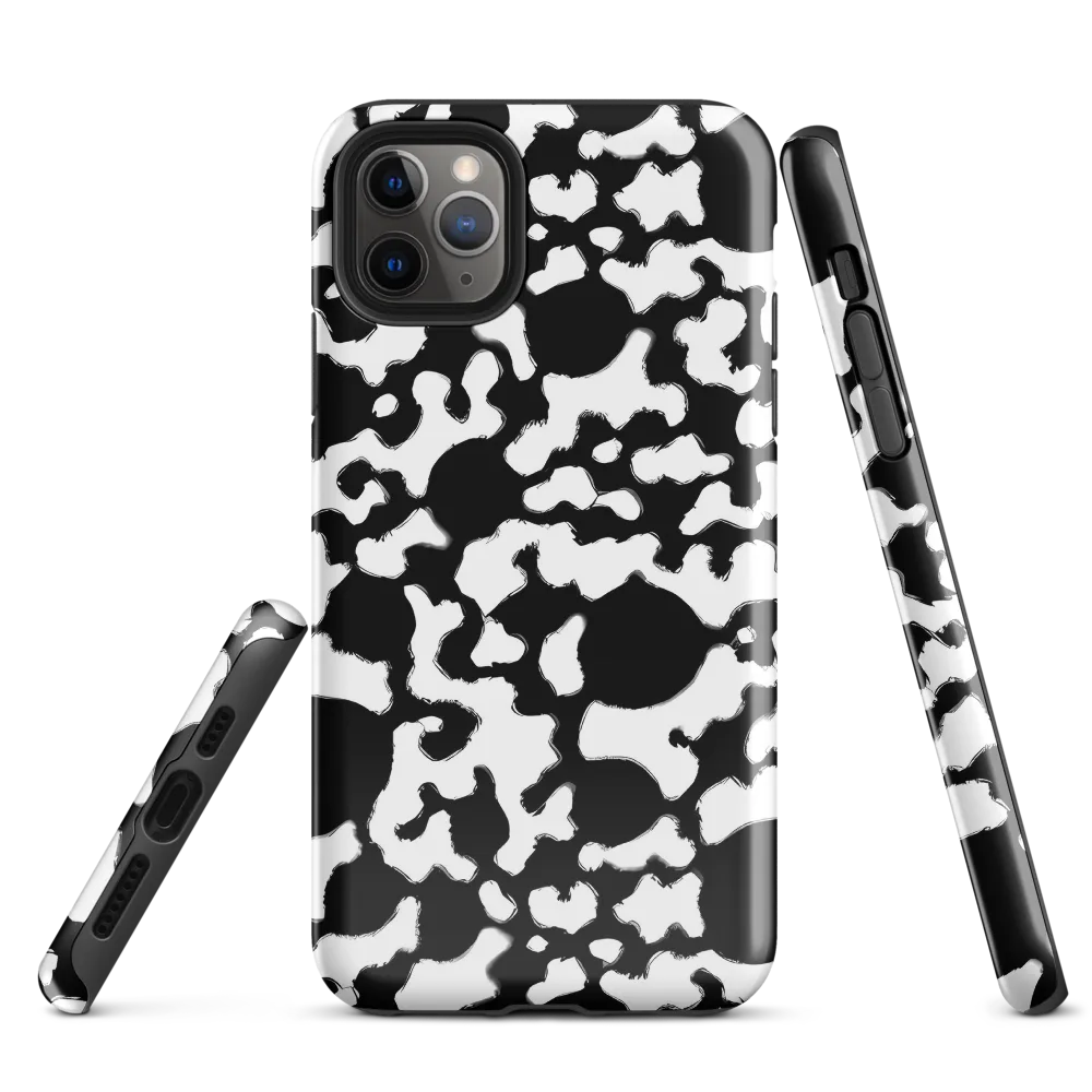 Inkblot Current on Tough Case for iPhone® — Front