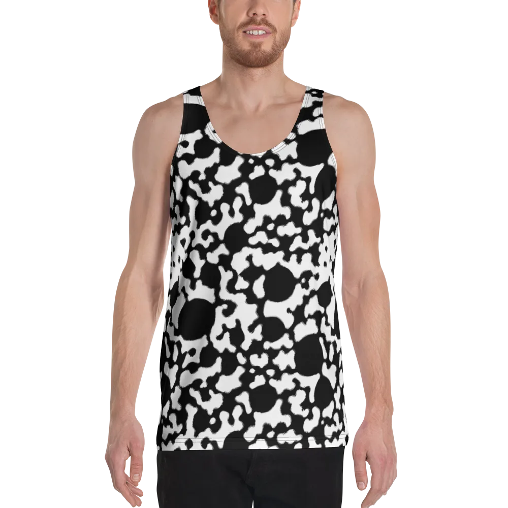 Inkblot Current on Men's Tank Top — Front