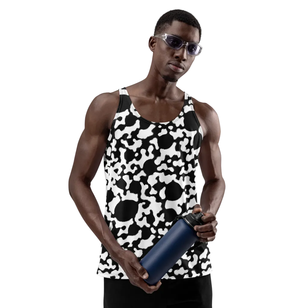 Inkblot Current on Men's Tank Top — Front