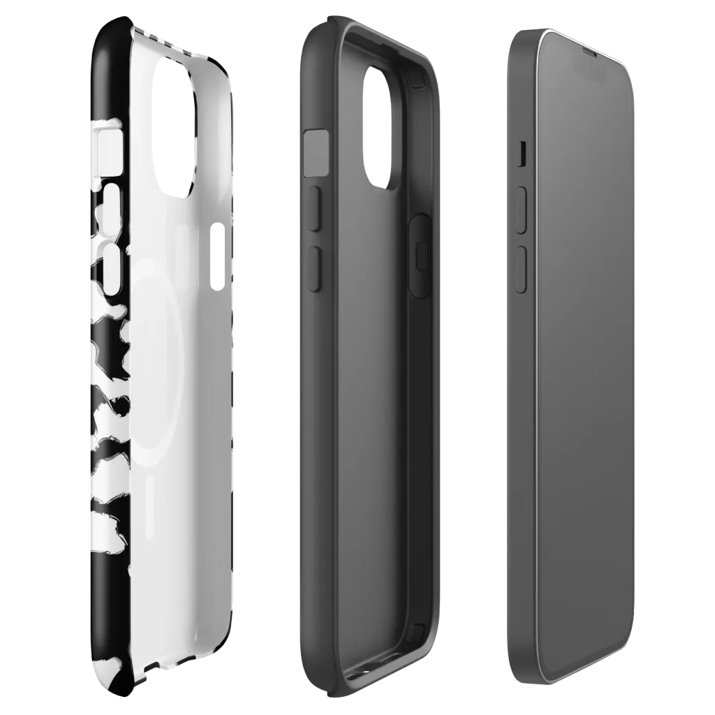 Inkblot Current on MagSafe Tough Case for iPhone® — Front