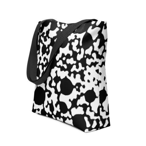 Inkblot Current on a Tote Bag