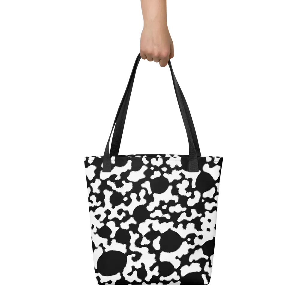 Inkblot Current on Tote Bag — Front