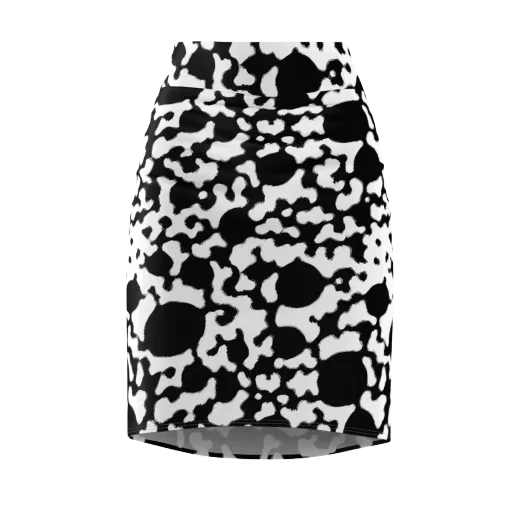 Inkblot Current on a Pencil Skirt