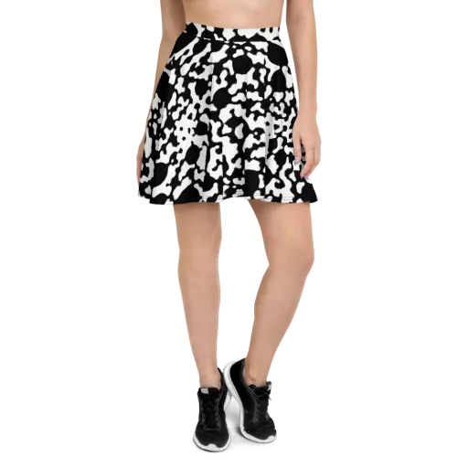 Inkblot Current on a Skater Skirt