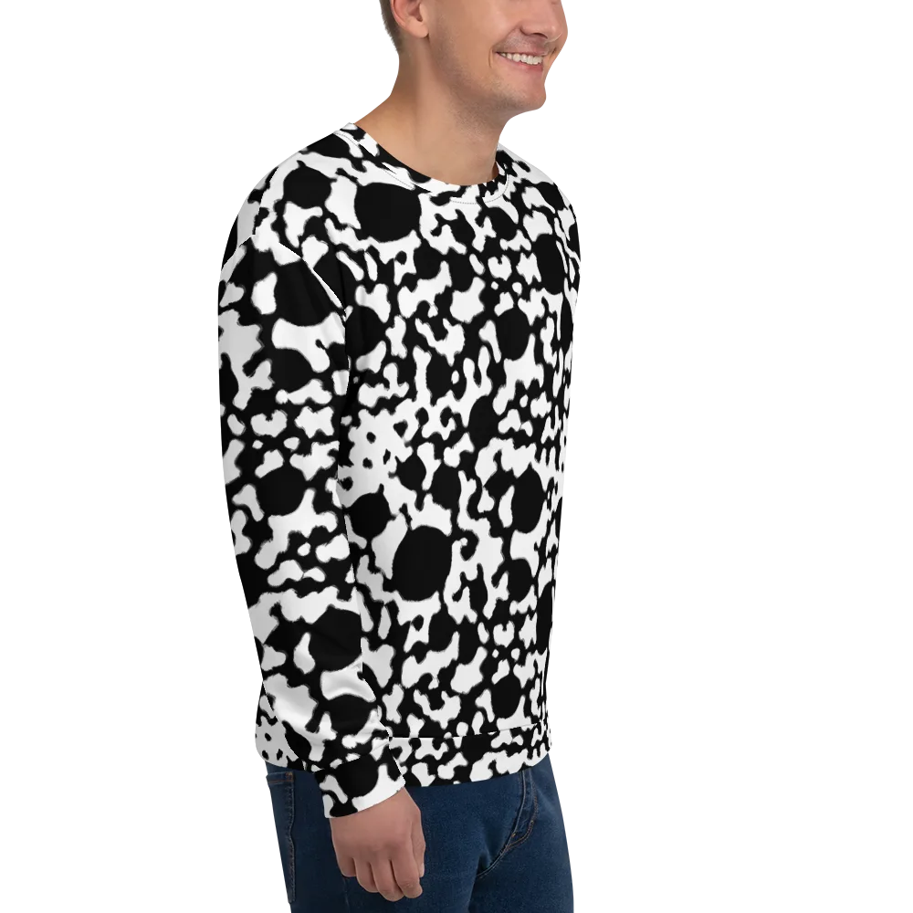 Inkblot Current on Sweatshirt — Right Front