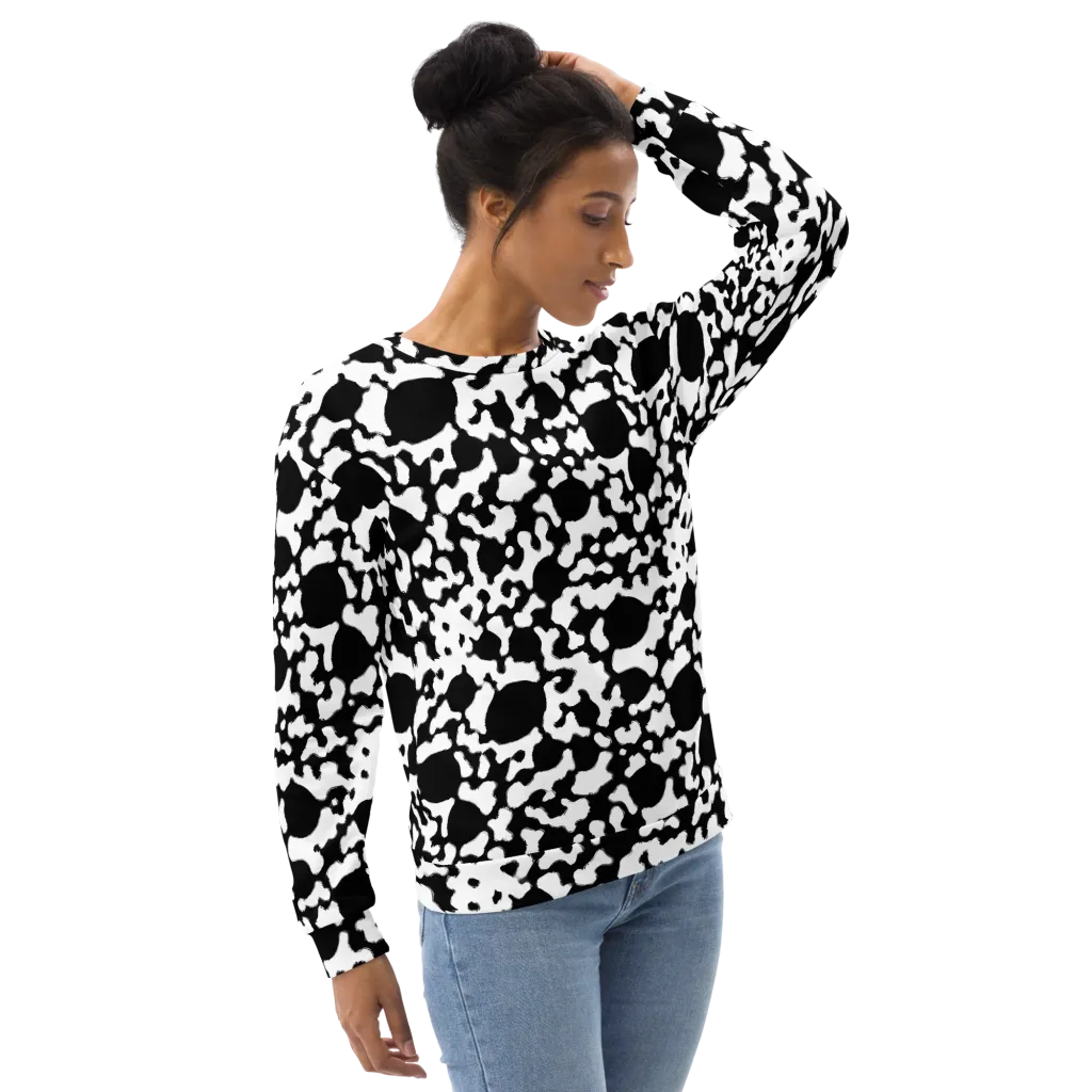Inkblot Current on Sweatshirt — Right Front