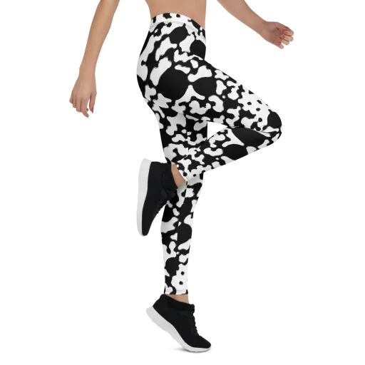 Inkblot Current on a Leggings