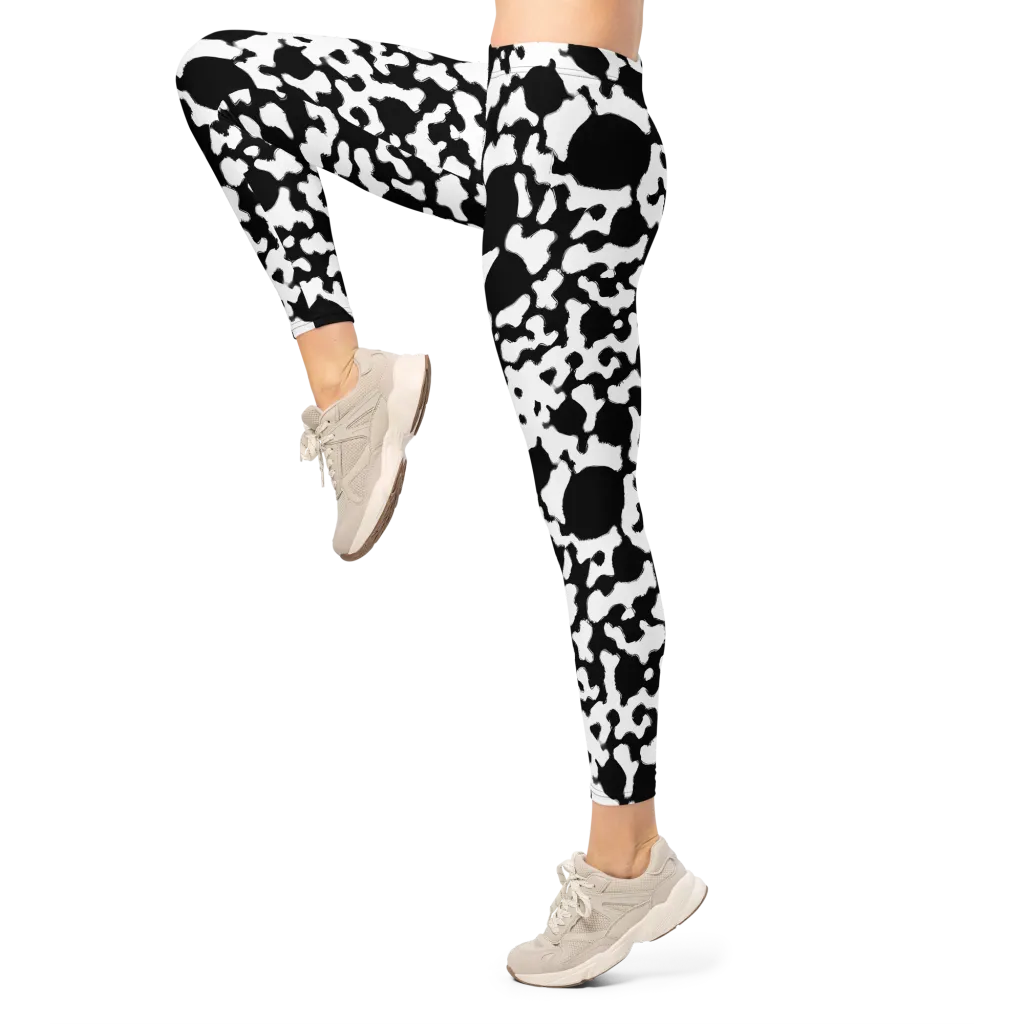Inkblot Current on Leggings — Left
