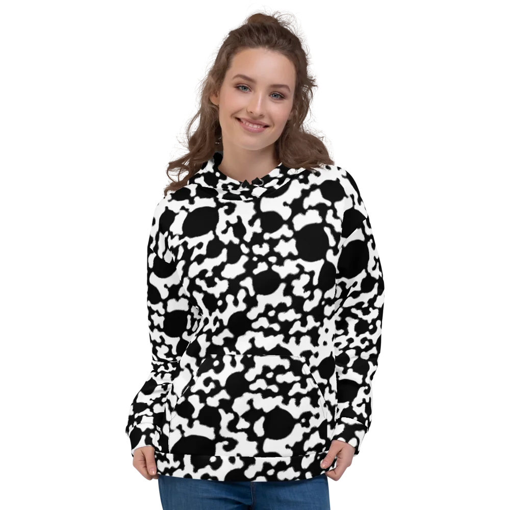 Inkblot Current on Hoodie — Front