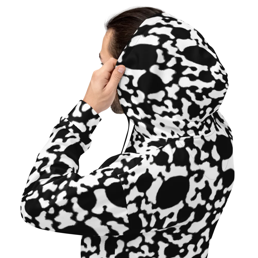 Inkblot Current on Hoodie — Back