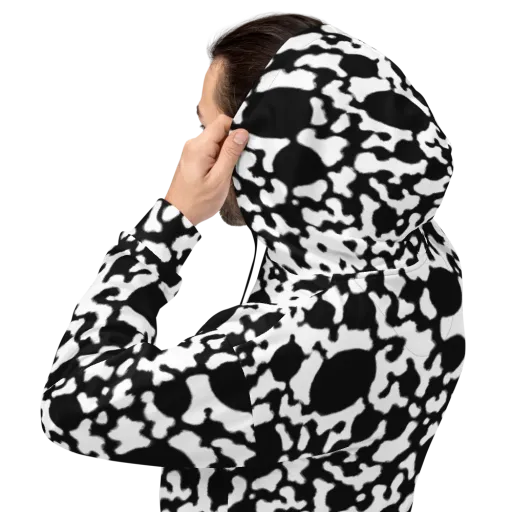 Inkblot Current on a Hoodie
