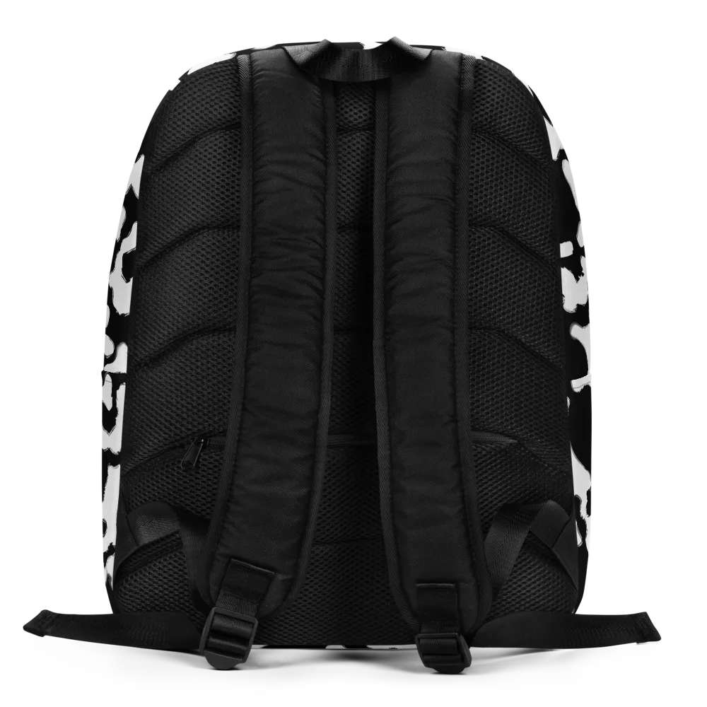 Inkblot Current on Minimalist Backpack — Back