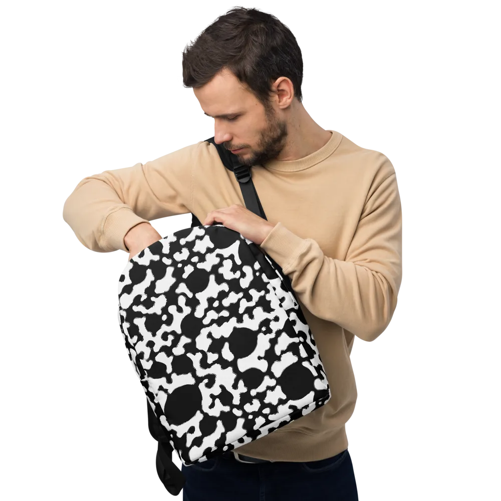 Inkblot Current on Minimalist Backpack — Front