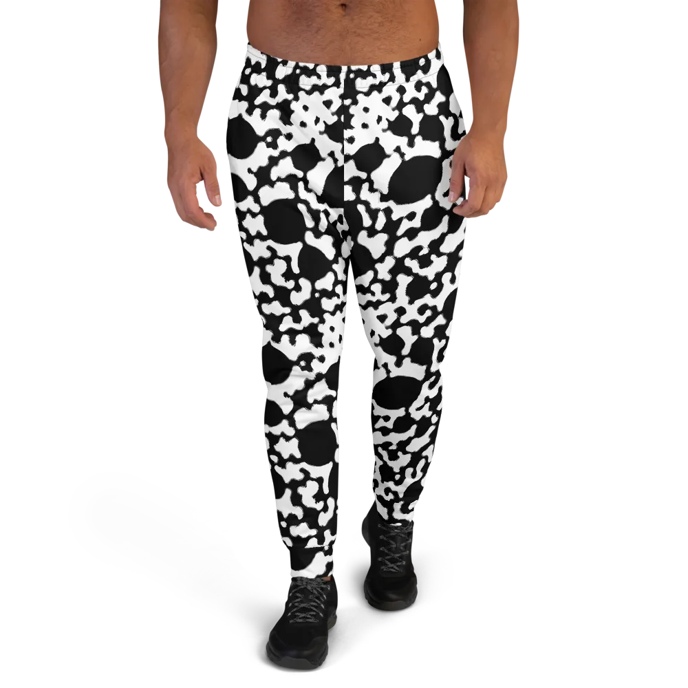 Inkblot Current on Men's Joggers — Front