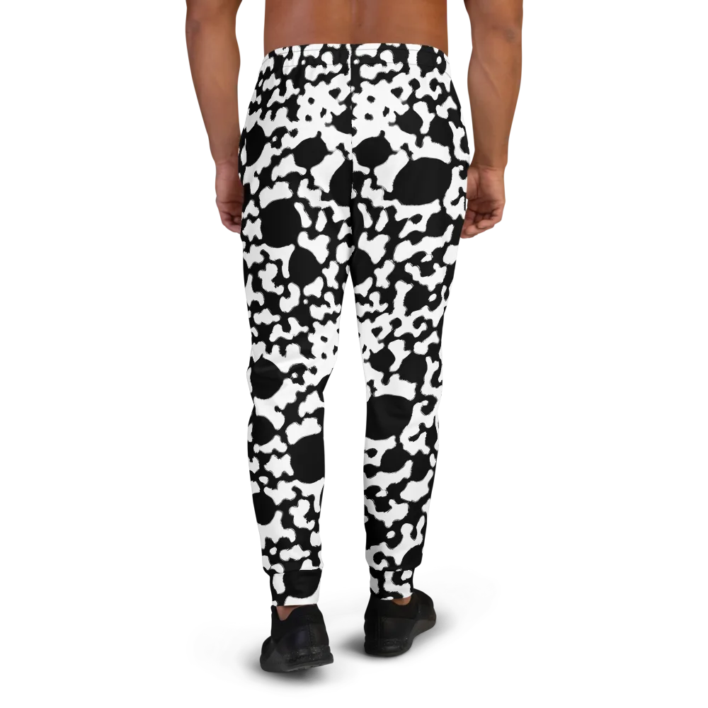 Inkblot Current on Men's Joggers — Back