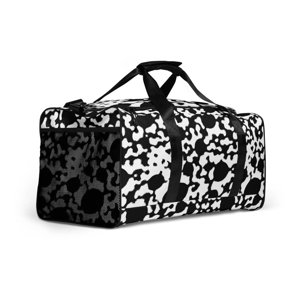 Inkblot Current on Duffle Bag — Right Front