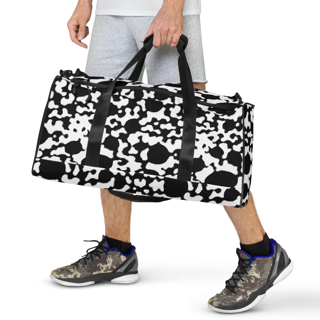 Inkblot Current on Duffle Bag — Front