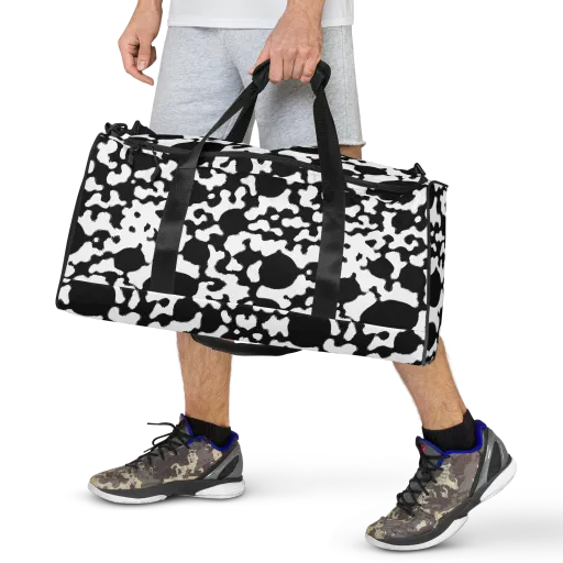 Inkblot Current on a Duffle Bag
