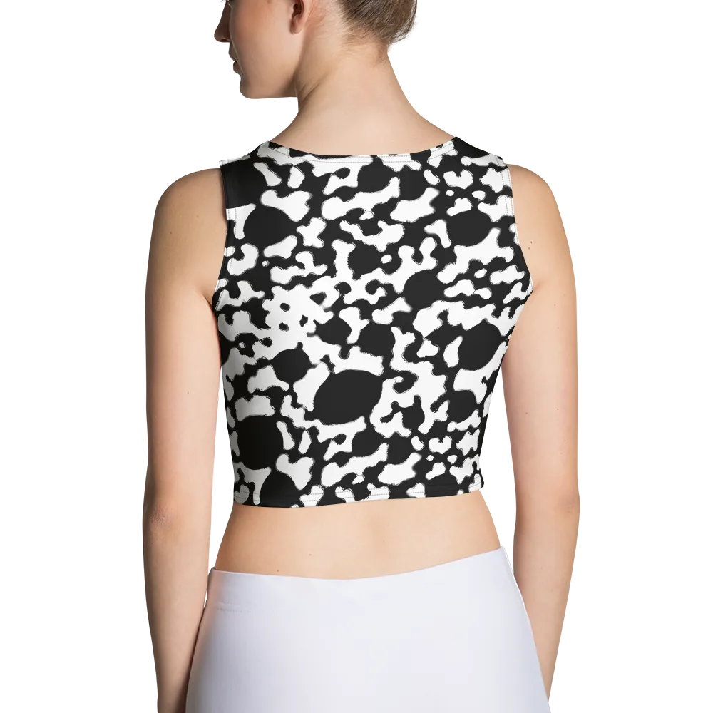 Inkblot Current on Crop Top — Back