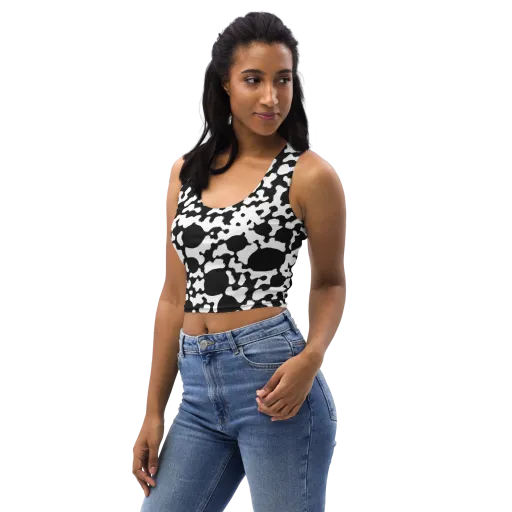 Inkblot Current on a Crop Top
