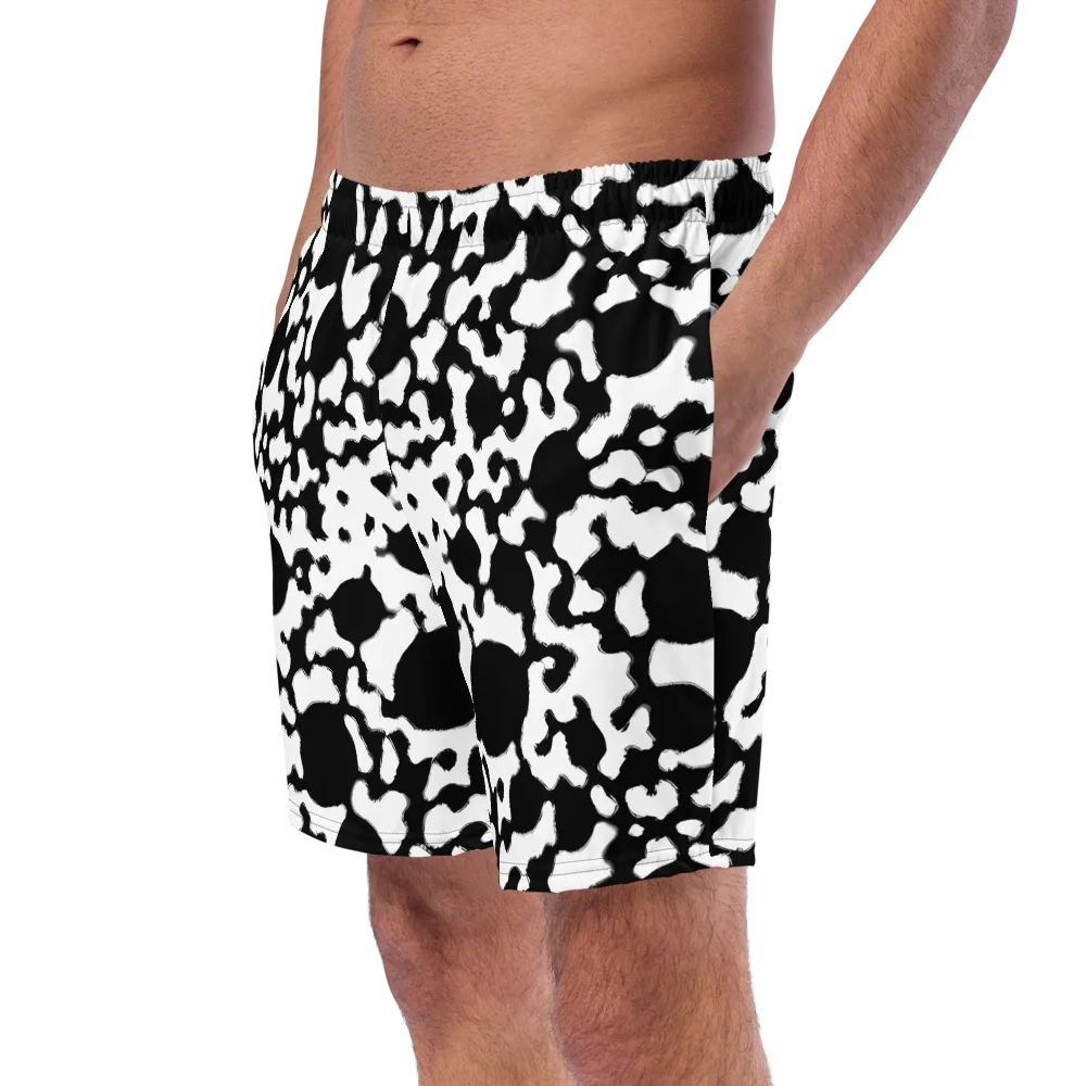 Inkblot Current on Swim Trunks — Left Front