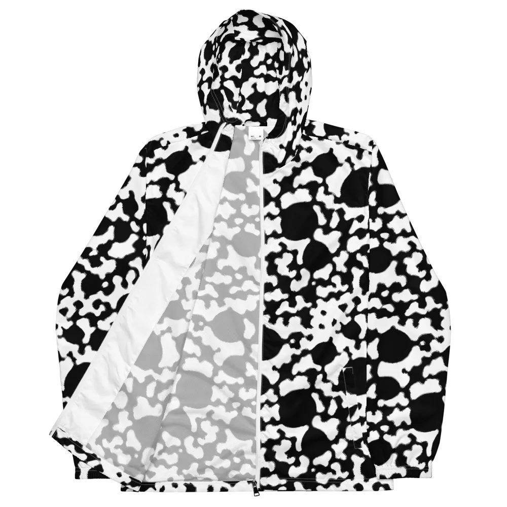 Inkblot Current on Men's Windbreaker — Front
