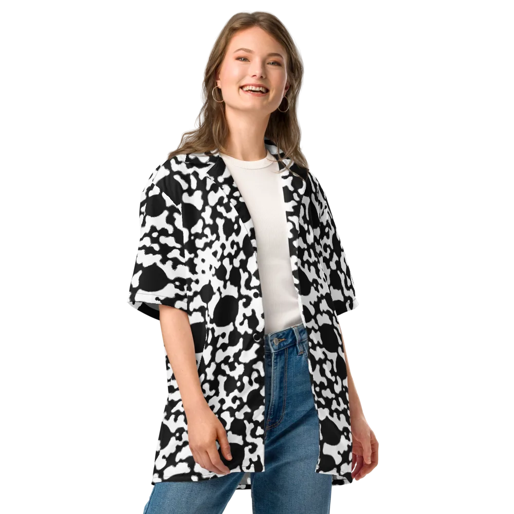 Inkblot Current on Button Shirt — Front