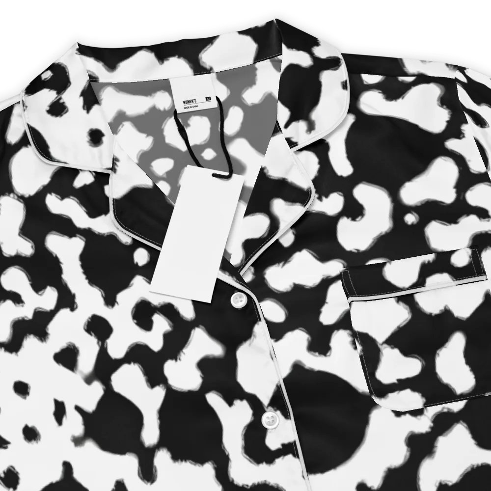 Inkblot Current on Women's Short Sleeve Pajama Top — Product details