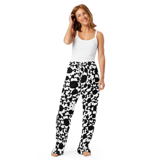 Inkblot Current on a Women's Pajama Pants
