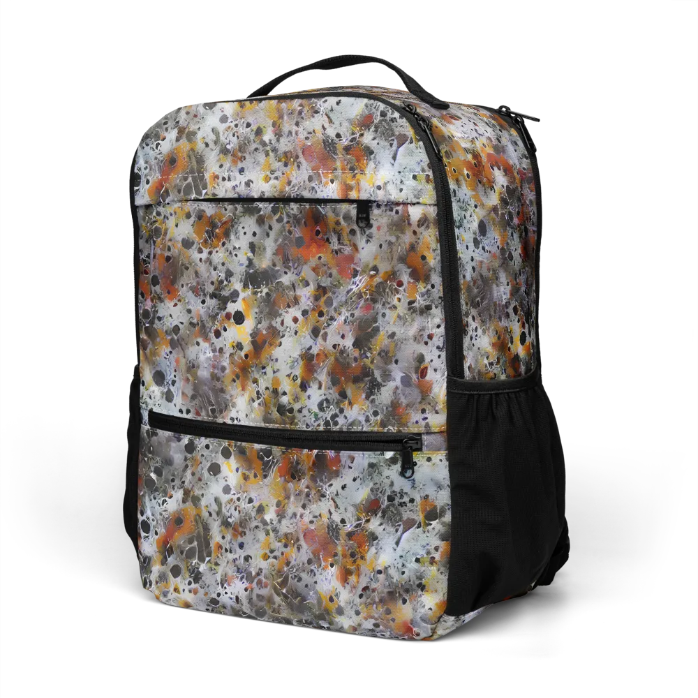 Molten Static on Utility Backpack — Left Front