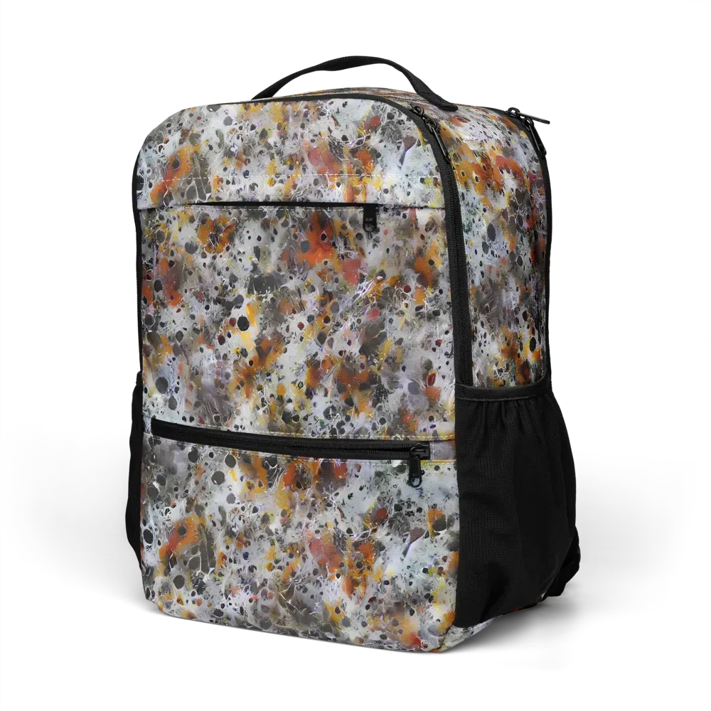 Molten Static on Utility Backpack — Left Front