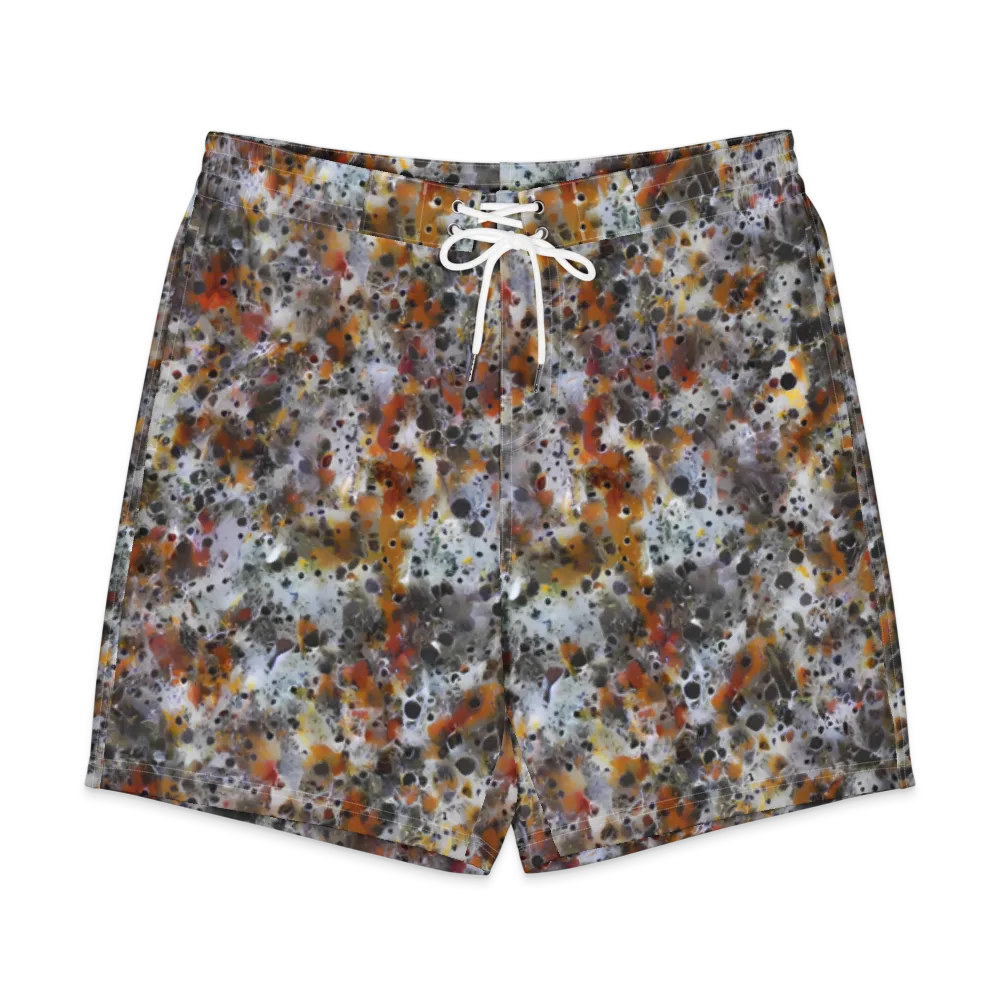 Molten Static on Men's Board Shorts — Front