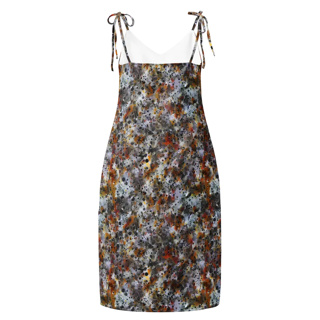 Molten Static on Slip Dress — Back
