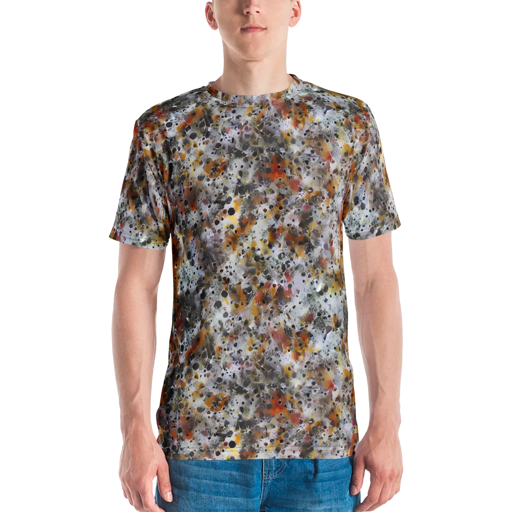 Molten Static on Men's Crew Neck T-Shirt — Front