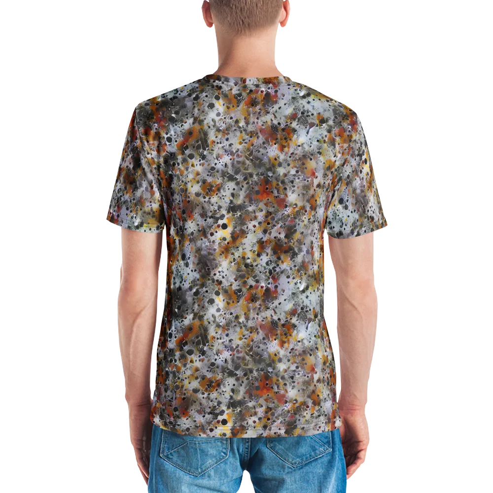 Molten Static on Men's Crew Neck T-Shirt — Back