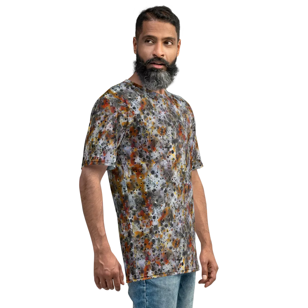 Molten Static on Men's Crew Neck T-Shirt — Right