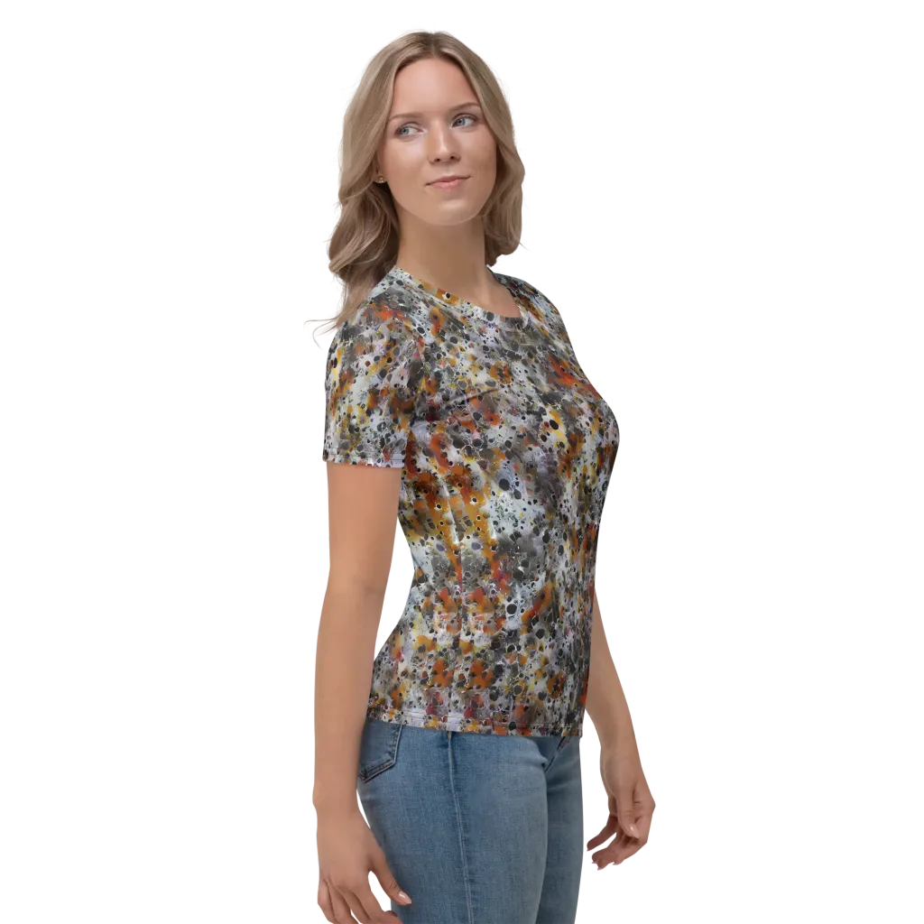 Molten Static on Women's Crew Neck T-Shirt — Right