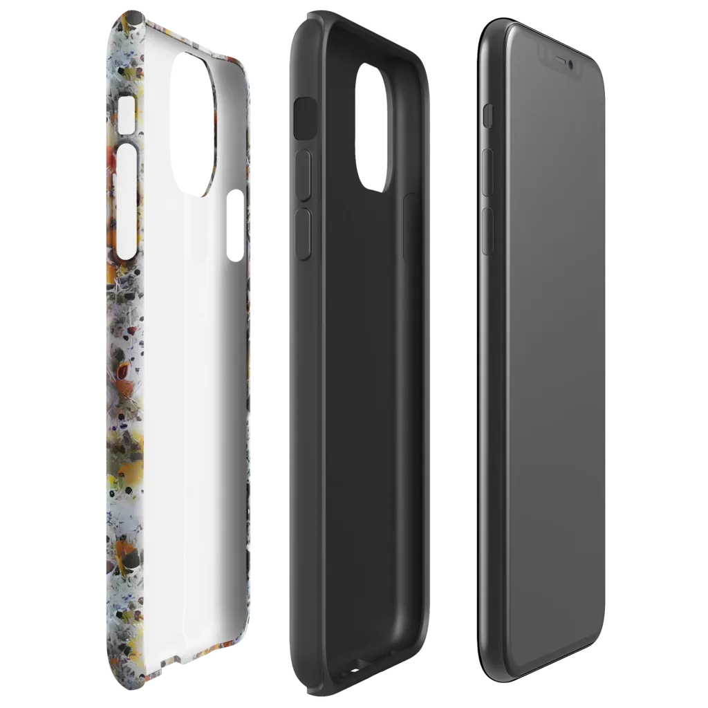 Molten Static on Tough Case for iPhone® — Right
