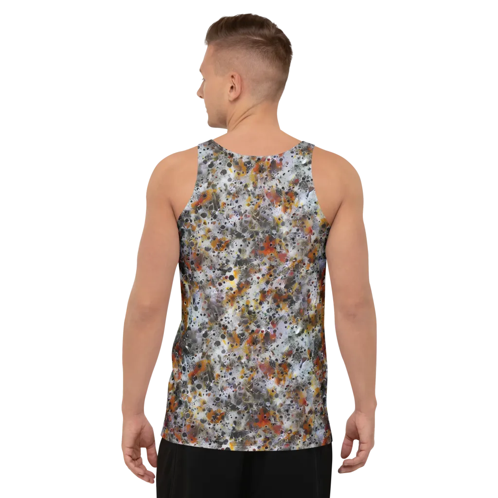 Molten Static on Men's Tank Top — Back