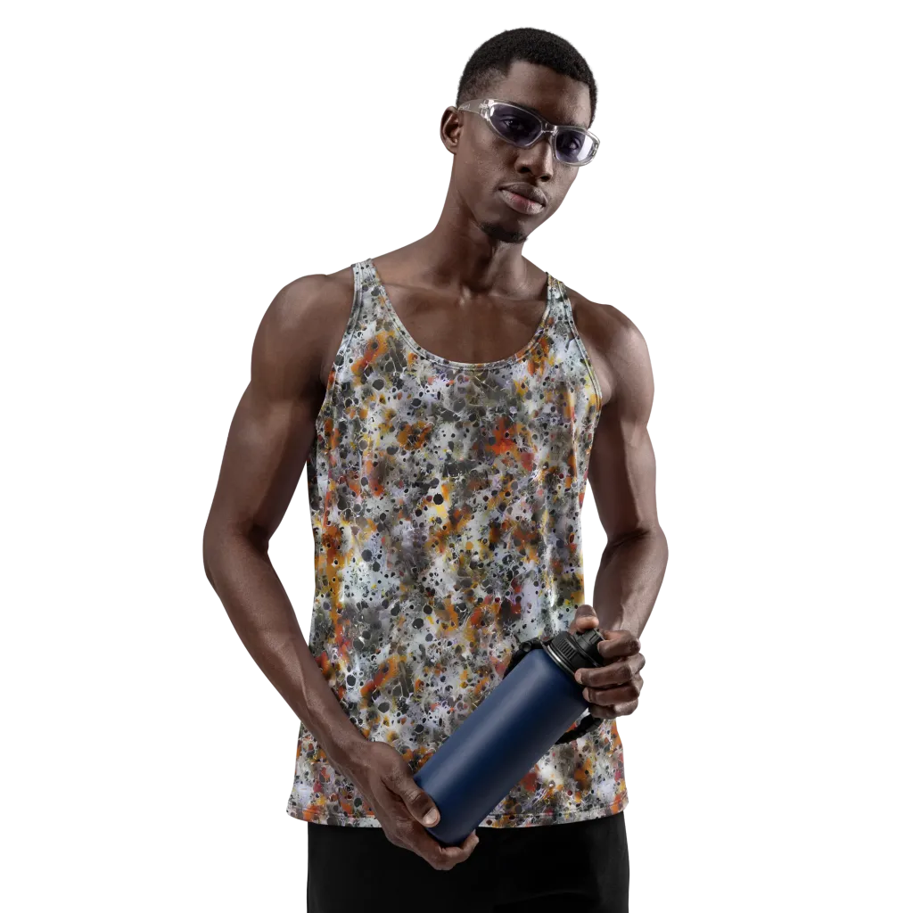 Molten Static on Men's Tank Top — Front