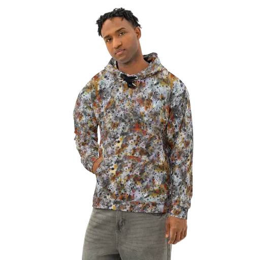Molten Static on a Cotton Hoodie