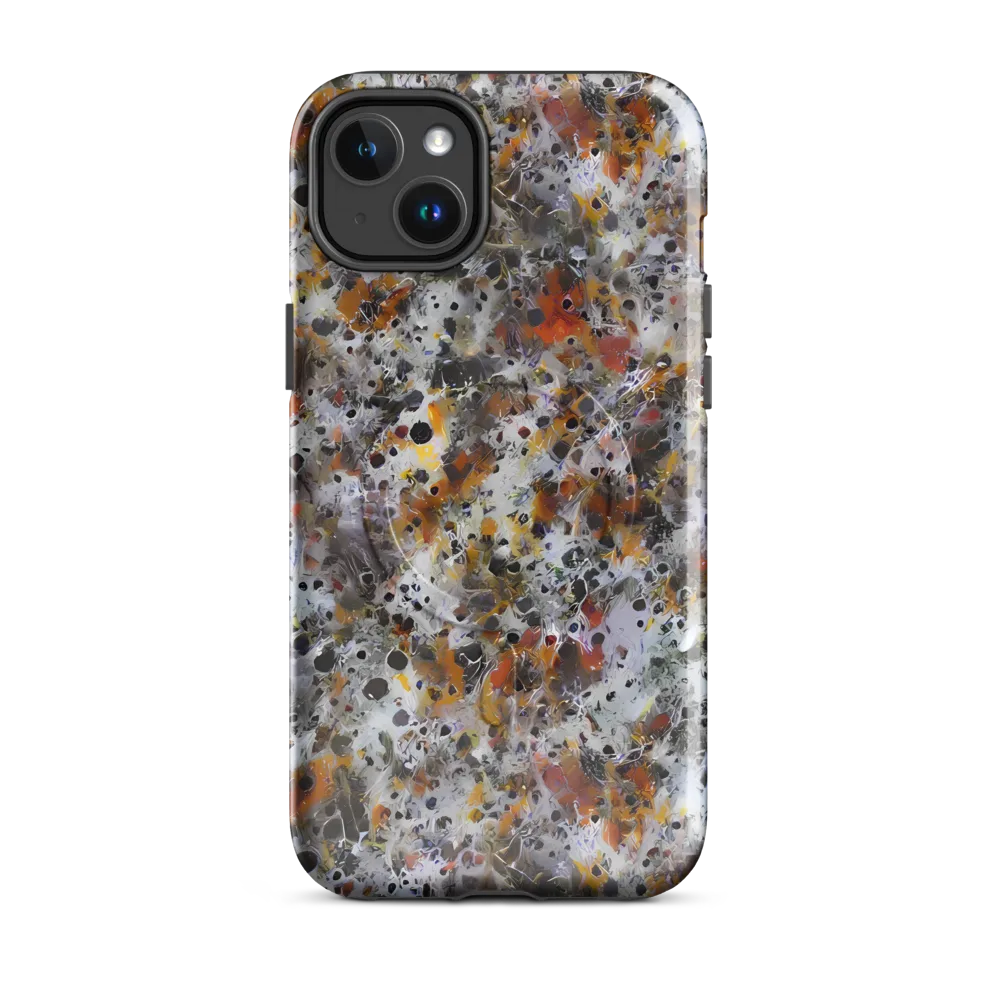 Molten Static on MagSafe Tough Case for iPhone® — Front