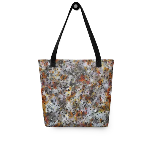 Molten Static on a Tote Bag