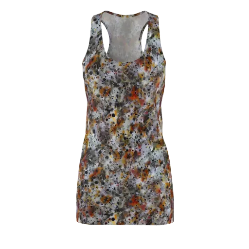 Molten Static on a Racerback Dress