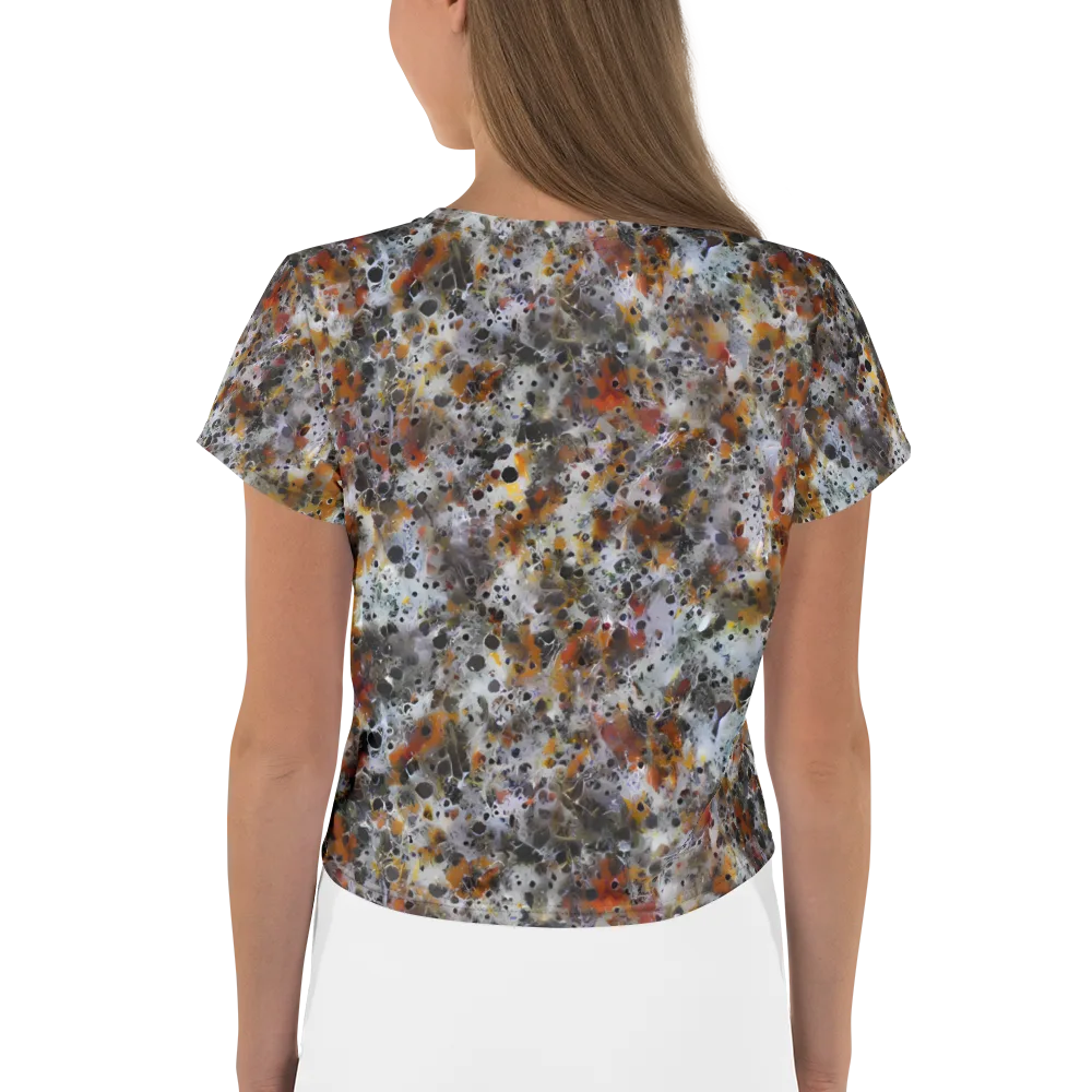 Molten Static on Crop Tee — Back