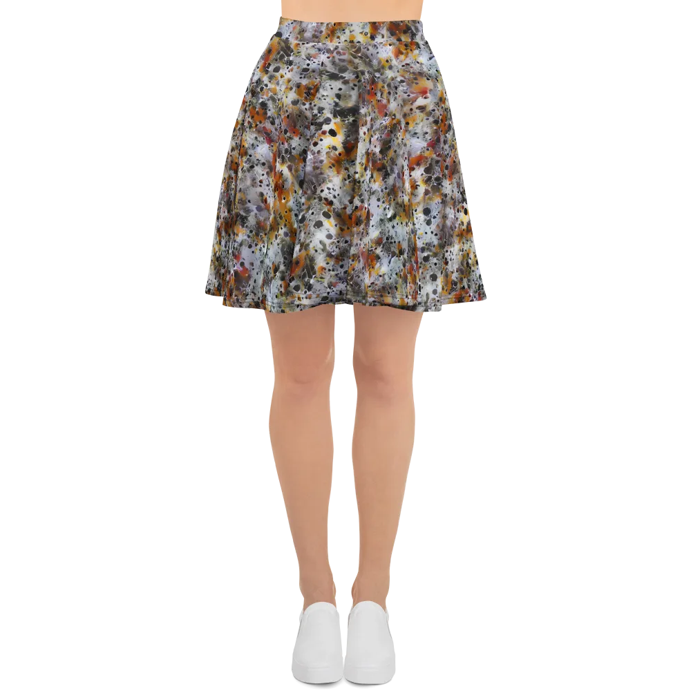 Molten Static on Skater Skirt — Front
