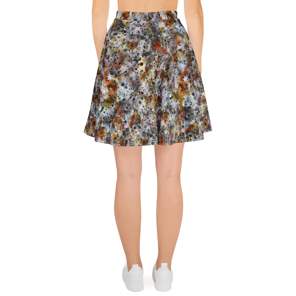 Molten Static on Skater Skirt — Back