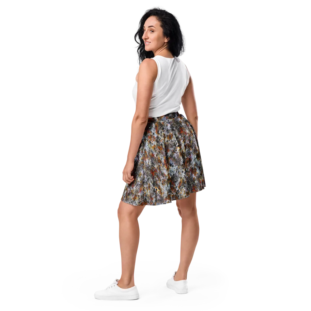 Molten Static on Skater Skirt — Back