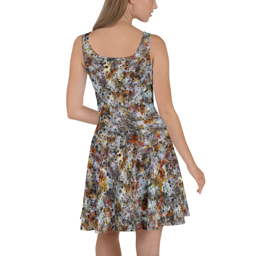 Molten Static on Skater Dress — Back